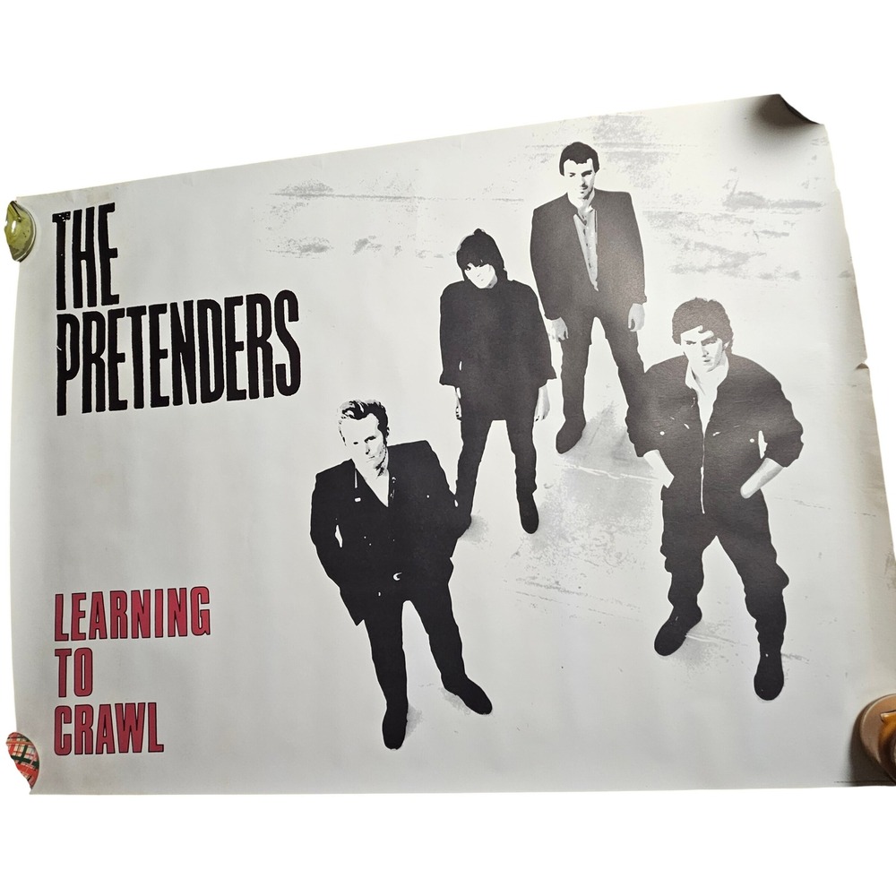 The Pretenders Learning‎ to Crawl Vintage 1983 Promo Album  Poster 48x36 Rock